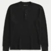 Henley thermique décontracté Henley thermique décontracté