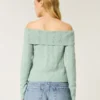Hollister Pull confortable à épaules dénudées et mailles bouclées Hollister Pull confortable à épaules dénudées et mailles bouclées