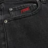 Hollister x Taco Bell Jean baggy noir délavé avec broderies graphiques Hollister x Taco Bell Jean baggy noir délavé avec broderies graphiques