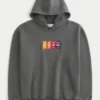 Hollister x Taco Bell Sweat à capuche graphique Boxy Hollister x Taco Bell Sweat à capuche graphique Boxy