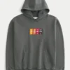 Hollister x Taco Bell Sweat à capuche graphique Boxy Hollister x Taco Bell Sweat à capuche graphique Boxy
