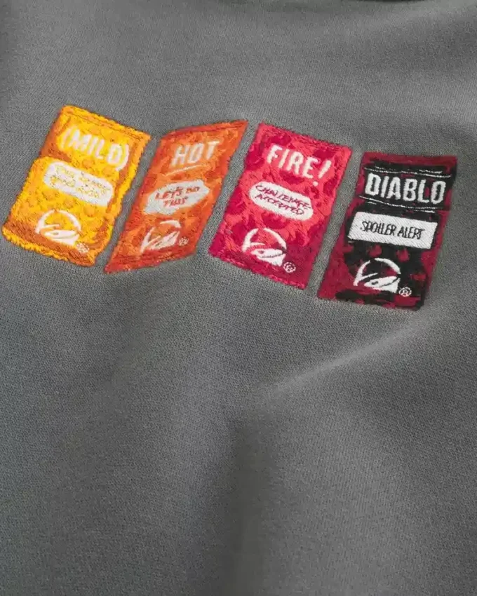 Hollister x Taco Bell Sweat à capuche graphique Boxy Hollister x Taco Bell Sweat à capuche graphique Boxy