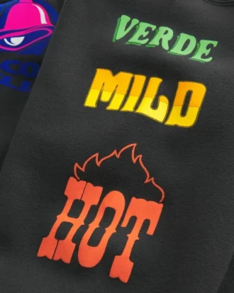 Hollister x Taco Bell Sweat à capuche zippé graphique Boxy