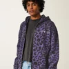 Hollister x Taco Bell Sweat à capuche zippé graphique Boxy Hollister x Taco Bell Sweat à capuche zippé graphique Boxy