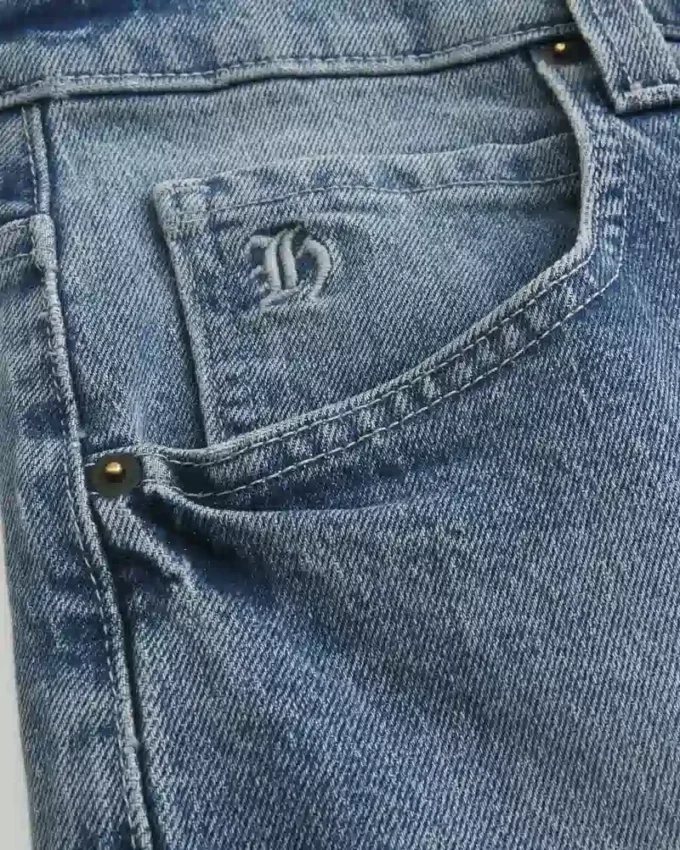 Jean ample skater délavé moyen Jean ample skater délavé moyen