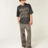 Jean baggy camouflage