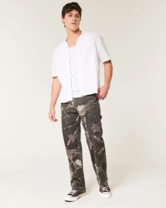 Jean baggy camouflage
