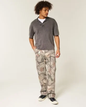 Jean baggy camouflage