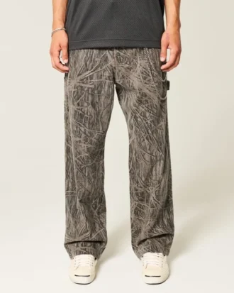 Jean baggy camouflage