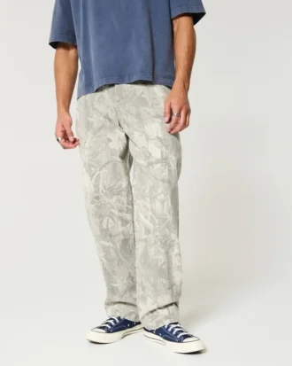 Jean baggy camouflage