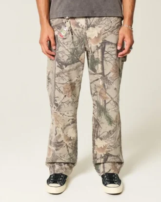 Jean baggy camouflage