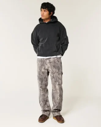 Jean baggy camouflage Carpenter