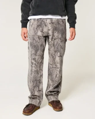 Jean baggy camouflage Carpenter