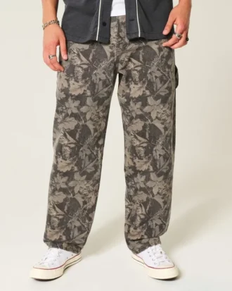 Jean baggy camouflage pour peintre