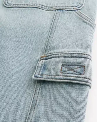 Jean baggy délavé clair