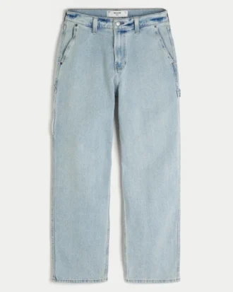 Jean baggy délavé clair