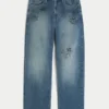Jean baggy Doodle délavé moyen Jean baggy Doodle délavé moyen