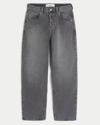 Jean baggy gris brodé et clouté