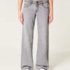 Jean baggy gris taille basse Jean baggy gris taille basse