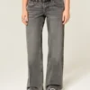 Jean baggy gris taille basse Jean baggy gris taille basse