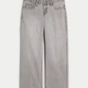 Jean baggy gris taille basse Jean baggy gris taille basse