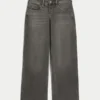 Jean baggy gris taille basse Jean baggy gris taille basse