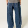 Jean baggy skater délavé moyen avec motif étoile Jean baggy skater délavé moyen avec motif étoile