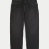 Jean baggy skater noir délavé à motif serpent Jean baggy skater noir délavé à motif serpent