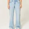 Jean baggy taille basse délavé clair Jean baggy taille basse délavé clair