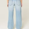 Jean baggy taille basse délavé clair Jean baggy taille basse délavé clair