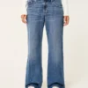 Jean baggy taille basse délavé foncé Jean baggy taille basse délavé foncé