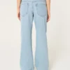 Jean baggy taille basse, délavage moyen Jean baggy taille basse, délavage moyen