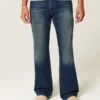 Jean bootcut décontracté délavé foncé Jean bootcut décontracté délavé foncé
