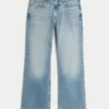 Jean bootcut décontracté délavé moyen Jean bootcut décontracté délavé moyen