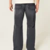 Jean bootcut décontracté noir délavé Jean bootcut décontracté noir délavé