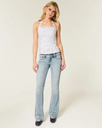 Jean bootcut taille basse