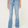 Jean bootcut taille basse délavé clair Jean bootcut taille basse délavé clair