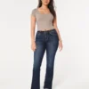 Jean bootcut taille mi-haute foncé Jean bootcut taille mi-haute foncé
