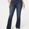 Jean bootcut taille mi-haute foncé Jean bootcut taille mi-haute foncé