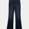 Jean bootcut taille mi-haute foncé Jean bootcut taille mi-haute foncé
