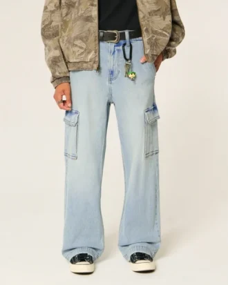 Jean cargo ultra ample