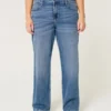 Jean dad wash foncé taille haute Jean dad wash foncé taille haute