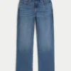 Jean dad wash foncé taille haute Jean dad wash foncé taille haute