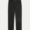 Jean droit taille haute noir Jean droit taille haute noir