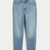 Jean mom ultra taille haute, coupe moyenne, pour les courbes généreuses Jean mom ultra taille haute, coupe moyenne, pour les courbes généreuses