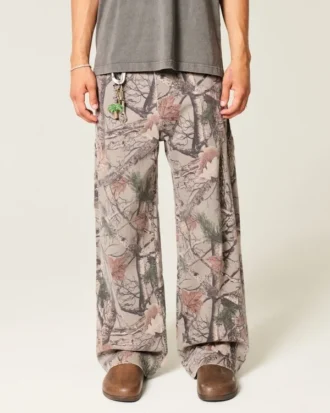 Jean peintre super baggy camouflage