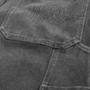 Jean peintre super baggy noir délavé Jean peintre super baggy noir délavé