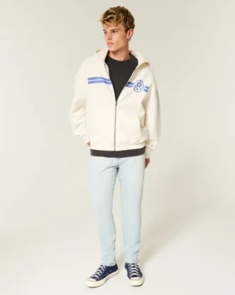 Jean skinny athlétique délavé clair