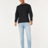 Jean skinny athlétique délavé clair Jean skinny athlétique délavé clair