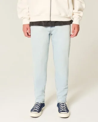 Jean skinny athlétique délavé clair